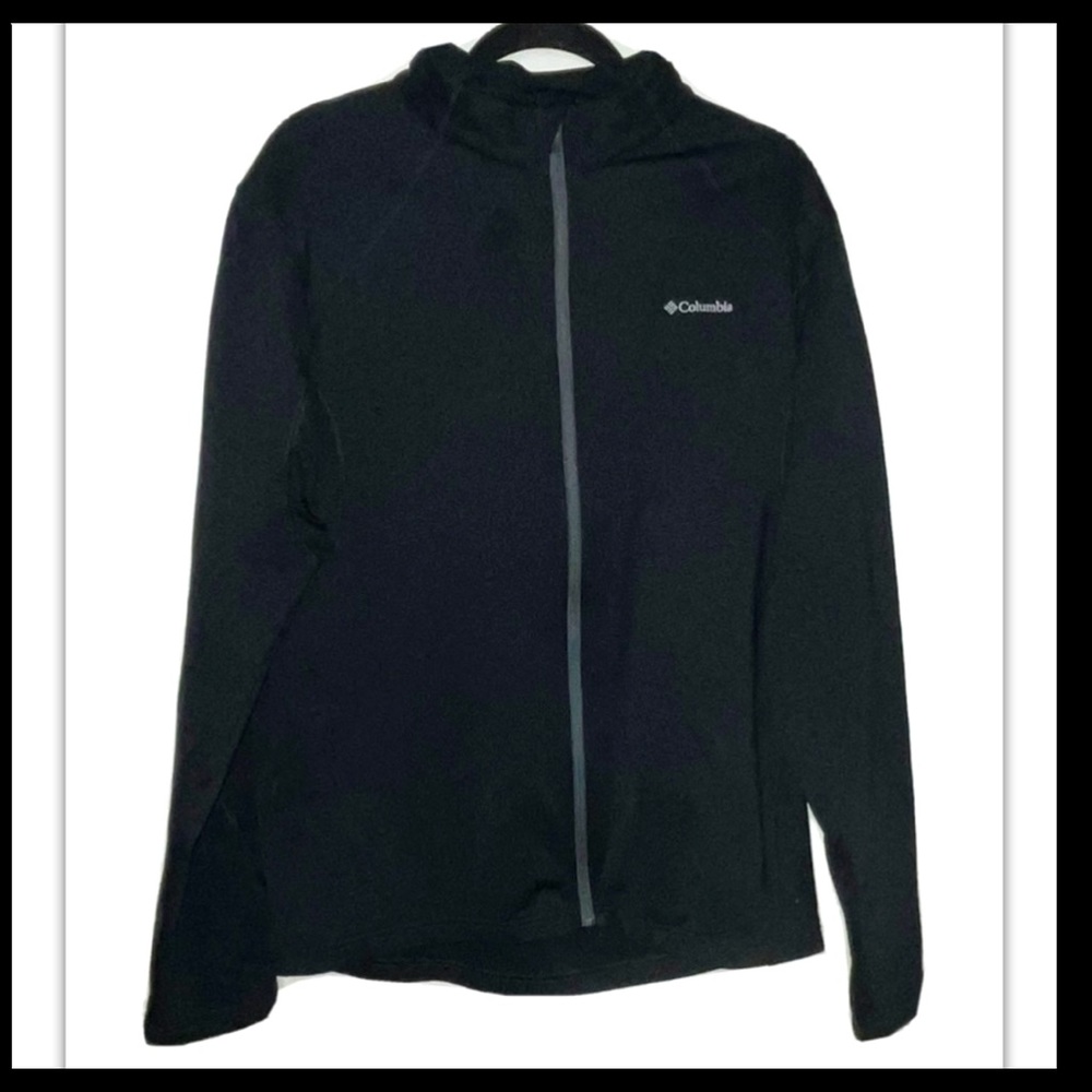 Columbia Jacket Womens Size Large Zip up Black Coat Outerwear Outdoor Winter